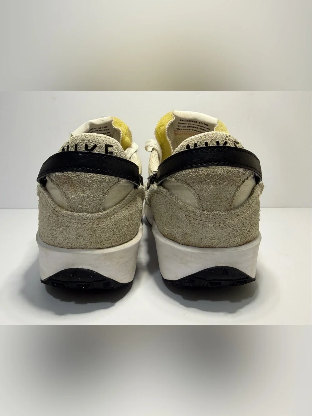 Nike Waffle Debut Cream & Black Women's Athletic Sneakers